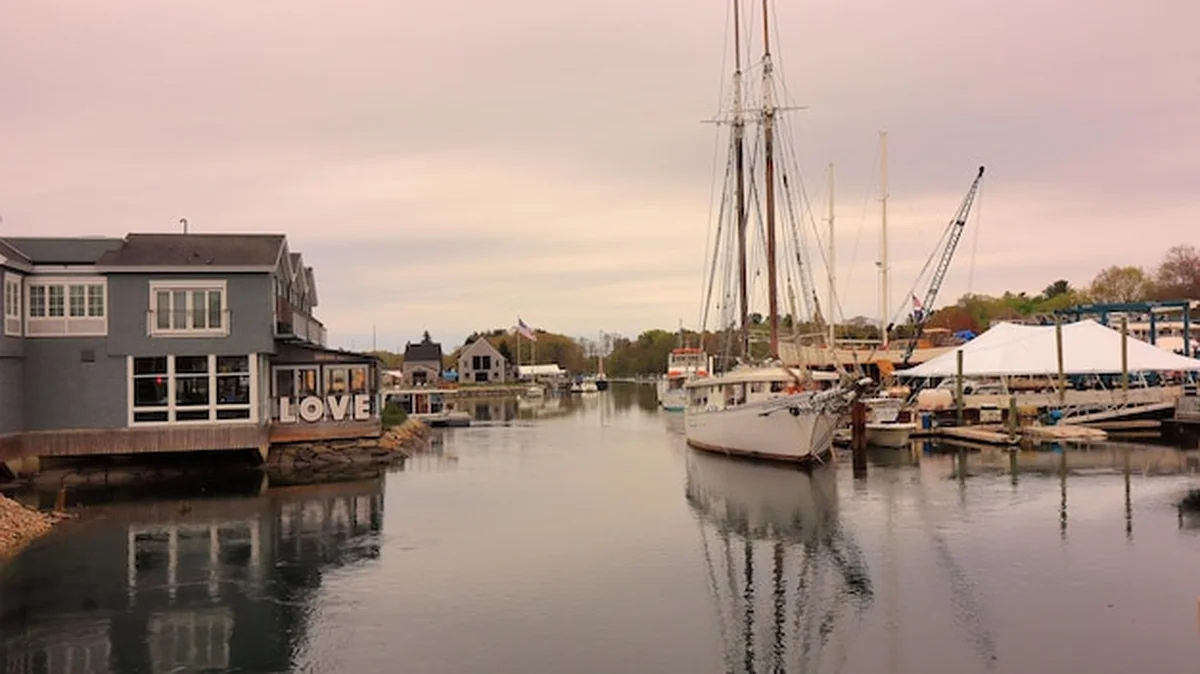 Łodzie zacumowane w porcie